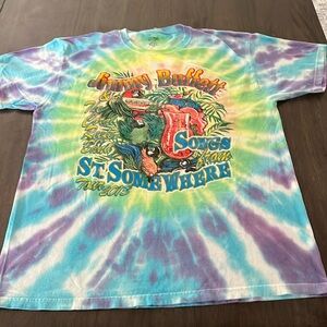 Jimmy Buffett Tour 2013 Tie Dye Tee Shirt Size XLarge
